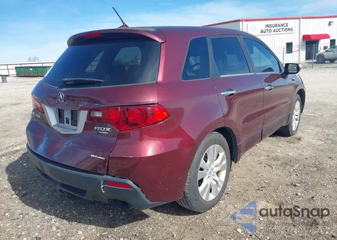 2010 Acura Rdx z USA, uszkodzony, nr VIN 5J8TB1H52AA005694